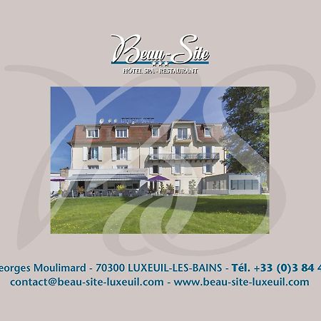 Logis Hotel Restaurant Spa Beau Site Luxeuil-les-Bains Luaran gambar