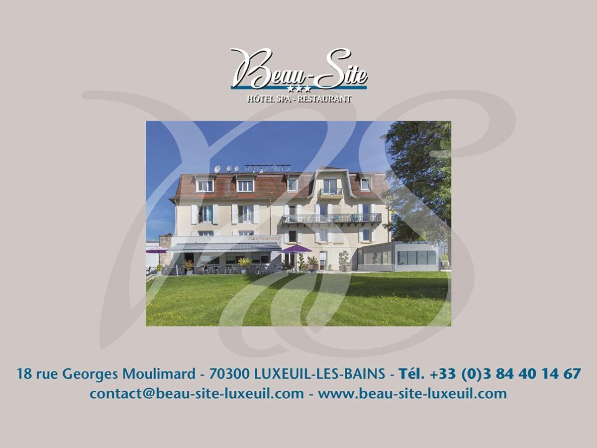 Logis Hotel Restaurant Spa Beau Site Luxeuil-les-Bains Luaran gambar